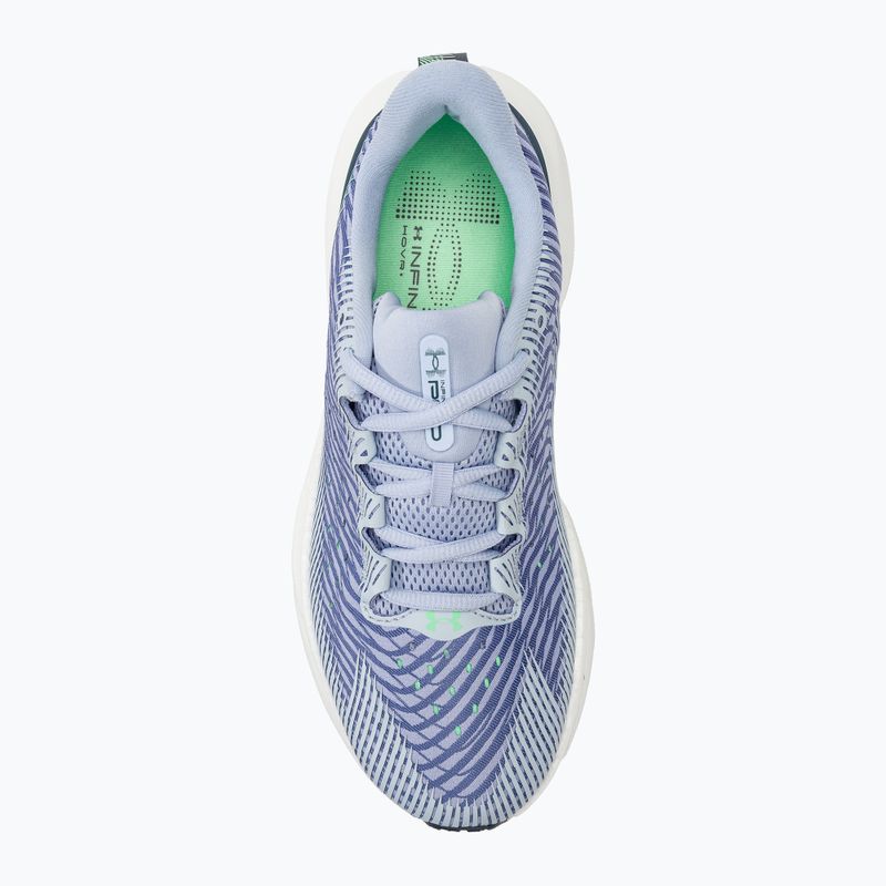 Under Armour Infinite Pro women's running shoes celeste/starlight/matrix green 5