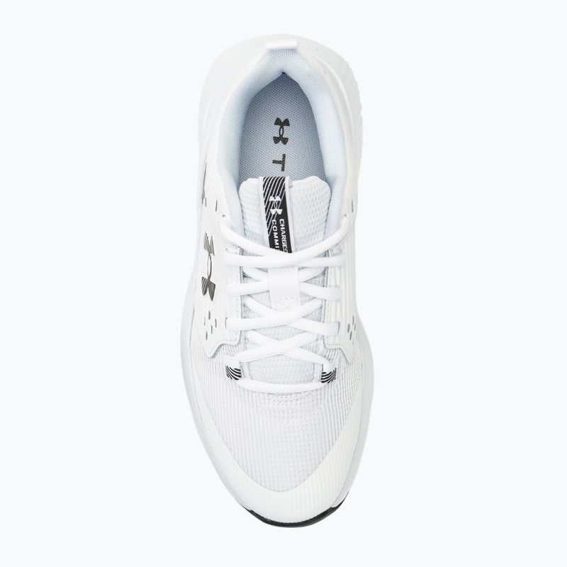 Under Armour Charged Commit TR 4 white/distant gray/black women's training shoes 5