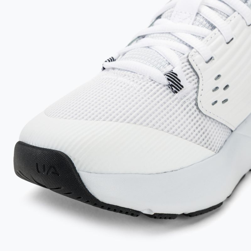 Under Armour Charged Commit TR 4 white/distant gray/black women's training shoes 7