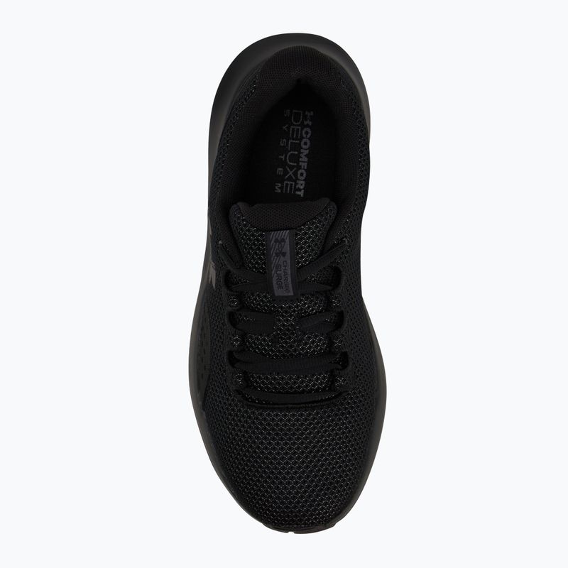 Women's running shoes Under Armour Charged Surge 4 black/black/black 5