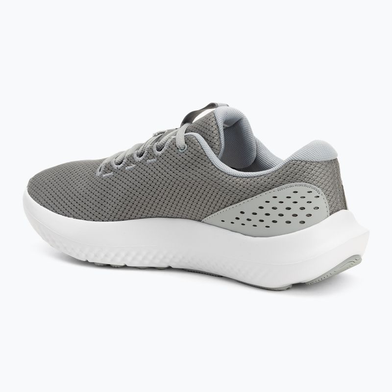 Men's running shoes Under Armour Charged Surge 4 steel/mod gray/white 3