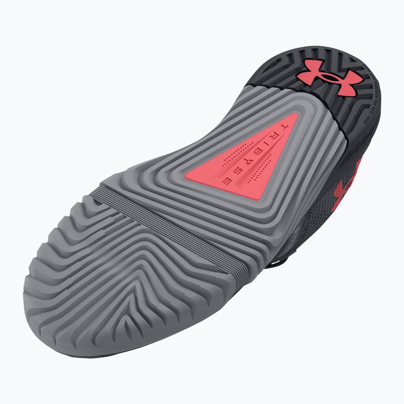 Under Armour men's training shoes TriBase Reign 6 gray void/pitch gray/rush red 11