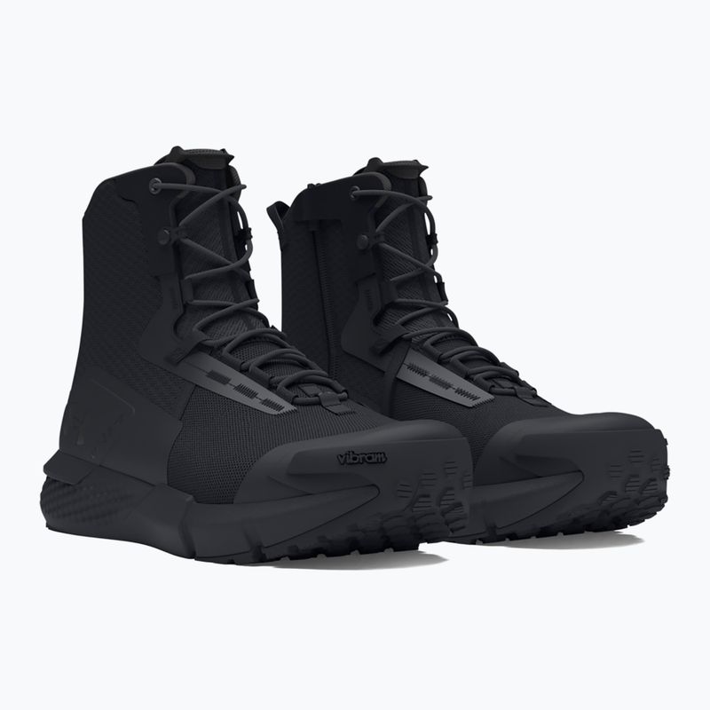 Men's tactical shoes Under Armour Charged Valsetz Zip black/black/jet gray 10
