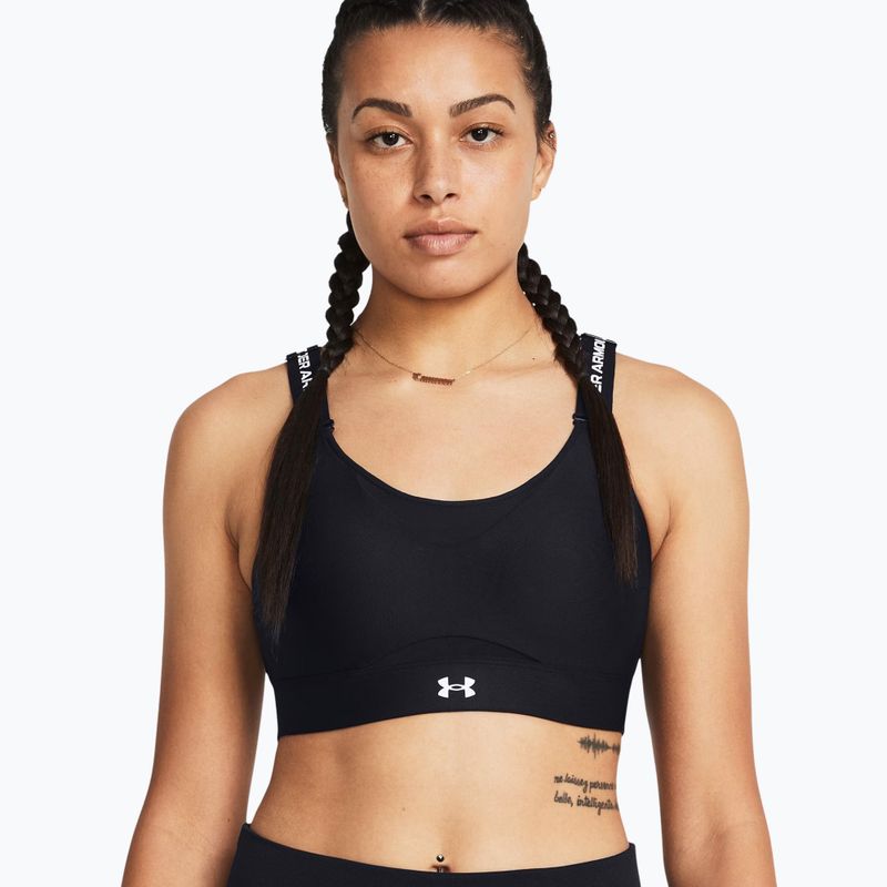 Training bra Under Armour Infinity High 2.0 black/white