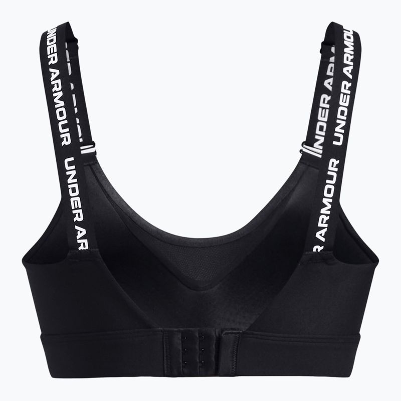 Training bra Under Armour Infinity High 2.0 black/white 4