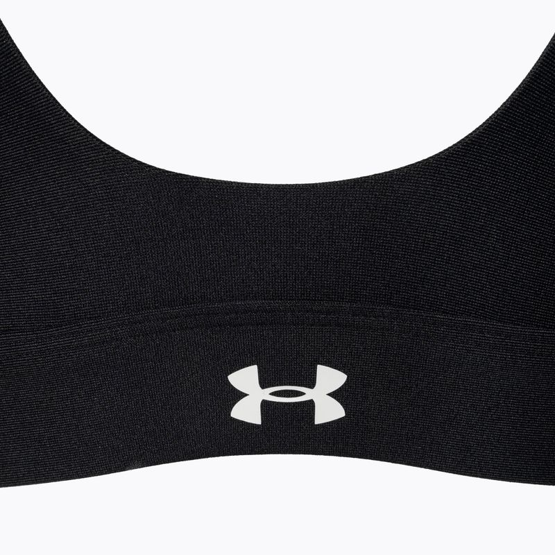 Under Armour Infinity High Zip 2.0 black/white fitness bra 5