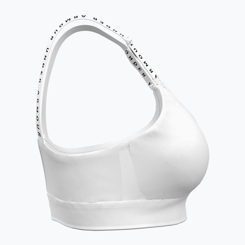 Under Armour Infinity Mid white/black training bra 3