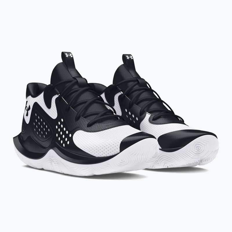 Under Armour Jet' 23 black/white/black basketball shoes 8