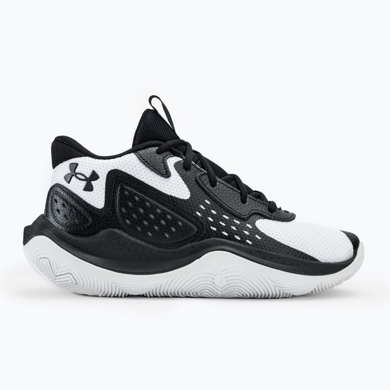 Under Armour Jet' 23 black/white/black basketball shoes 2