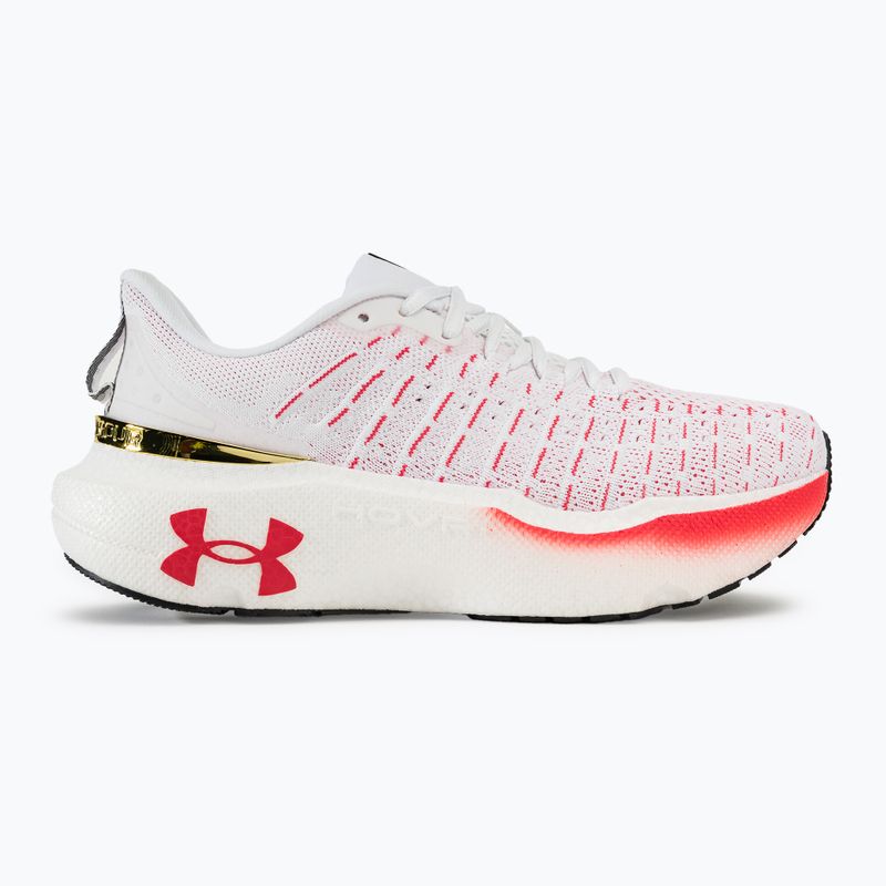 Under Armour Infinite Elite women's running shoes white/black/metallic gold 2