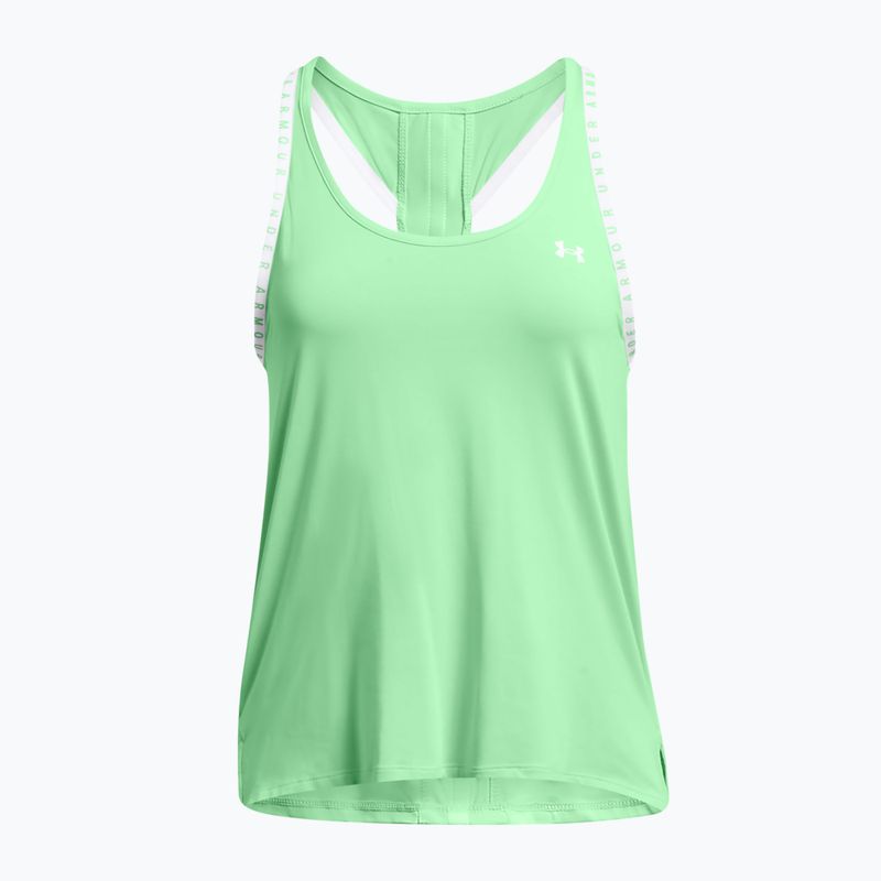 Under Armour Knockout Tank matrix green/white women's training tank top 4