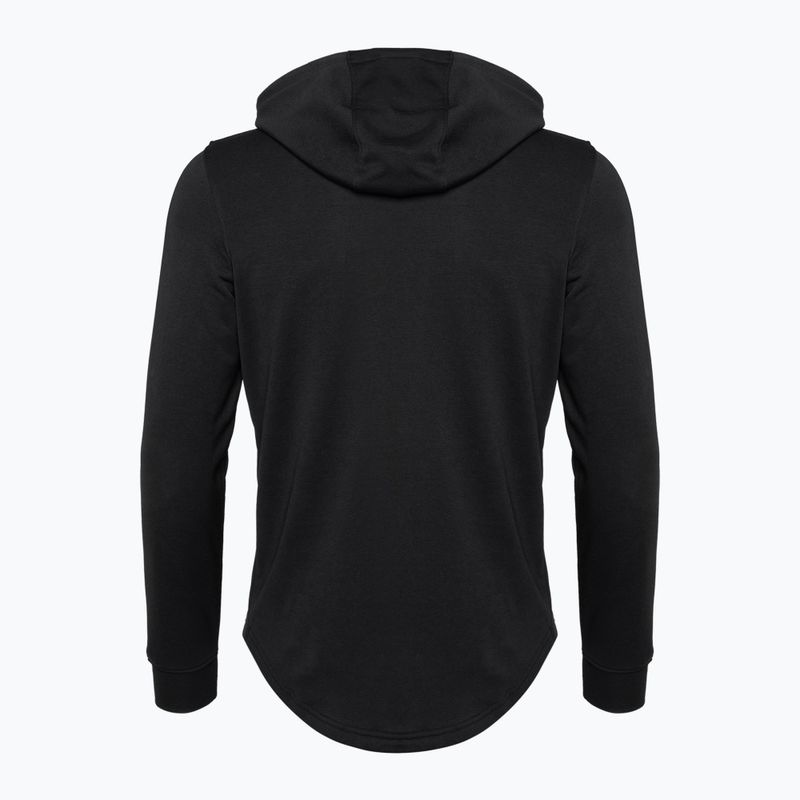 Men's Under Armour Rival Terry Graphic Hood black/castlerock sweatshirt 2