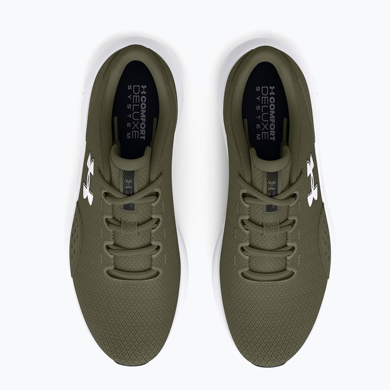 Men's running shoes Under Armour Charged Surge 4 marine green/marine green/white 5