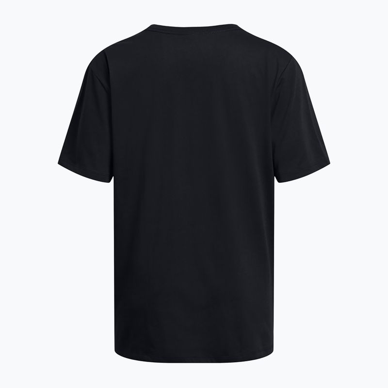 Under Armour Campus Oversize black/white women's t-shirt 2