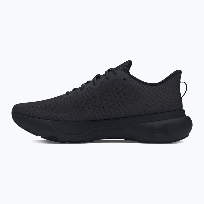 Under Armour Infinite black/black/black men's running shoes 10