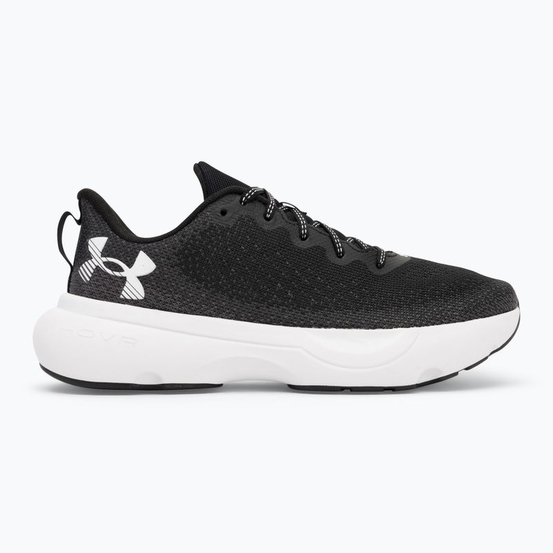 Men's running shoes Under Armour Infinite black/black/white 2