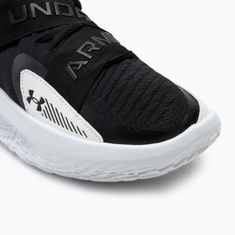 Under Armour Flow Futr X 4 black/white/black basketball shoes 7