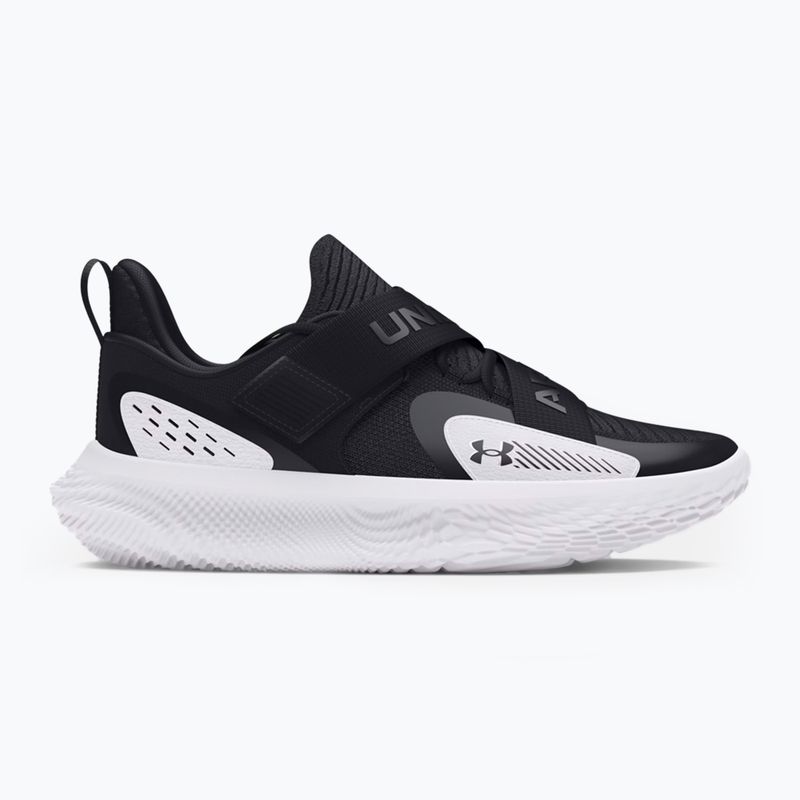 Under Armour Flow Futr X 4 black/white/black basketball shoes