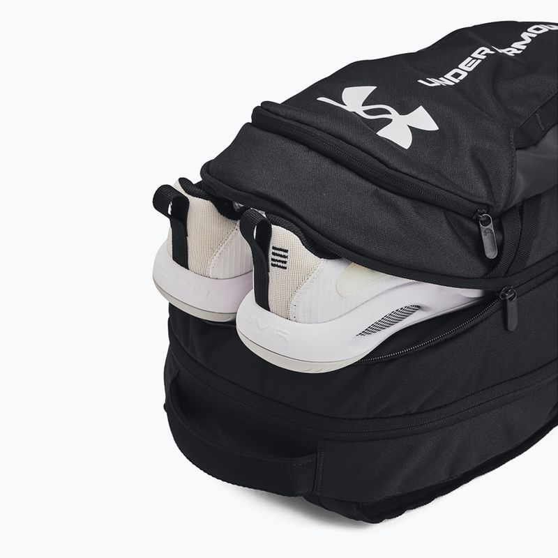 Under Armour Hustle 6.0 29 l black/black/white urban backpack 5