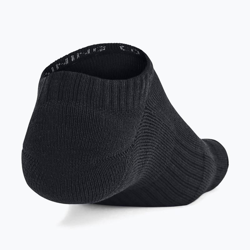 Socks Under Armour Training Cotton No Show 3 pairs black/black/white 8