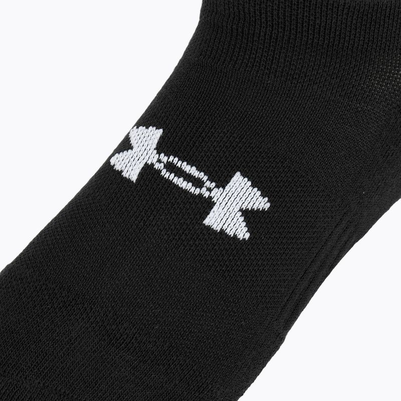 Socks Under Armour Training Cotton No Show 3 pairs black/black/white 3