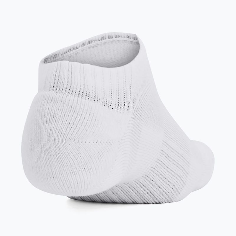 Socks Under Armour Training Cotton No Show 3 pairs white/white/black 7