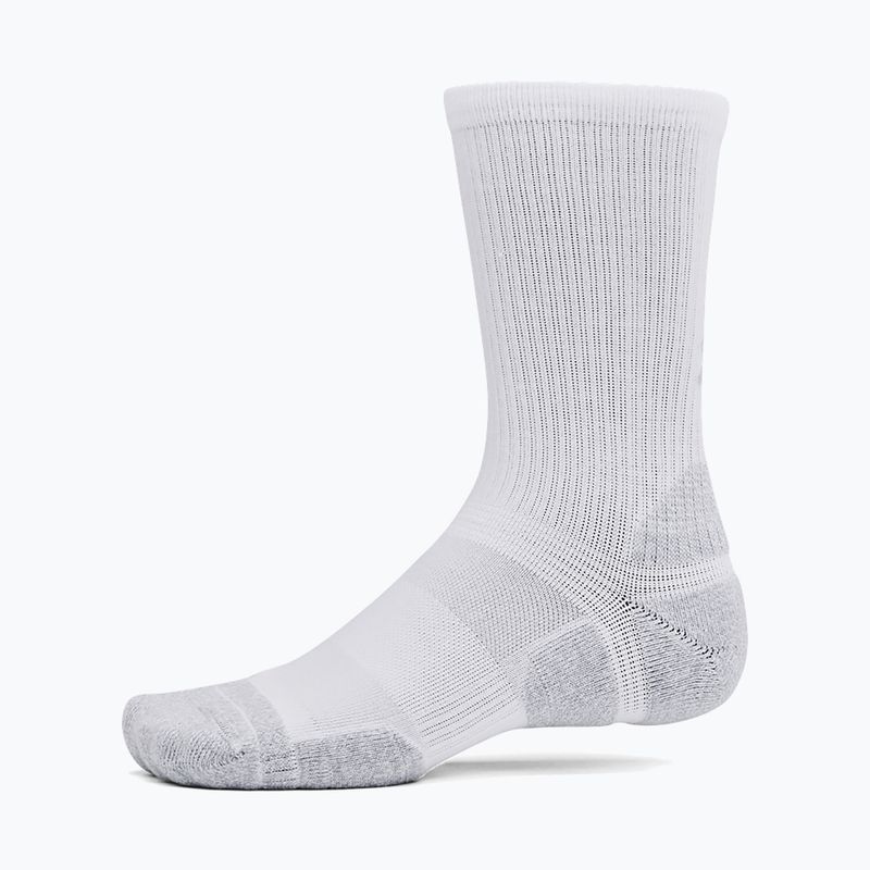 Socks Under Armour Perf Tech Pro 3 Pack Crew white/white/mod gray 4