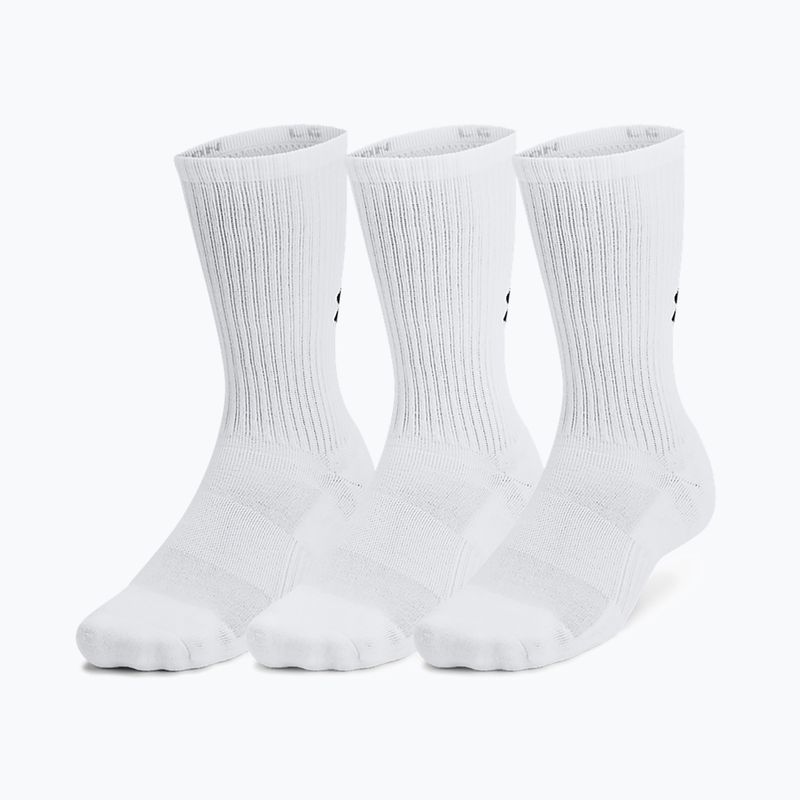 Socks Under Armour Training Cotton Crew 3 pairs white/white/black