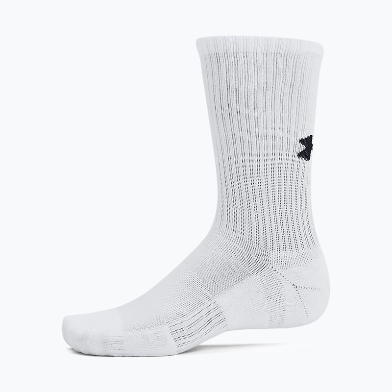 Socks Under Armour Training Cotton Crew 3 pairs white/white/black 3