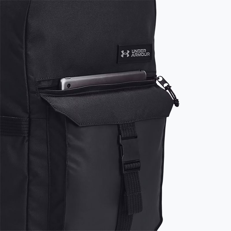 City backpack Under Armour Triumph Campus 23 l black/black/white 3