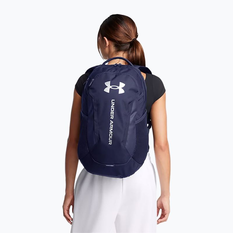 Backpack Under Armour Hustle 6.0 29 l midnight navy/midnight navy/metallic silver 7