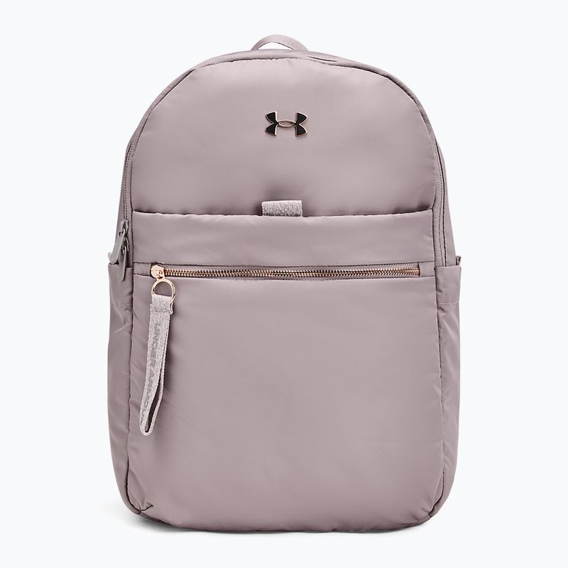 Under Armour Studio Campus BP women's backpack tetra grey / tetra grey / metallic rose gold