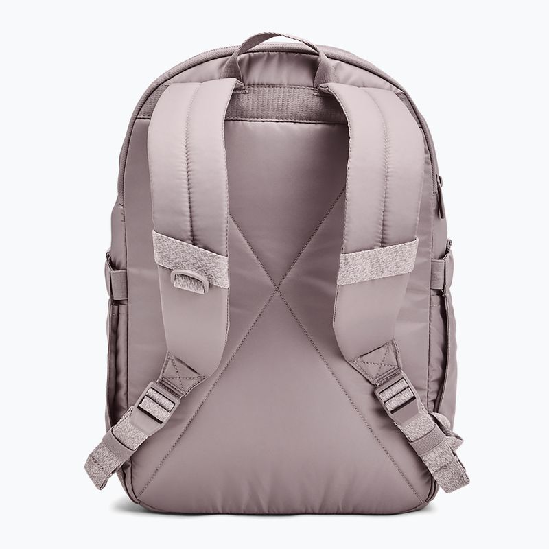 Under Armour Studio Campus BP women's backpack tetra grey / tetra grey / metallic rose gold 2