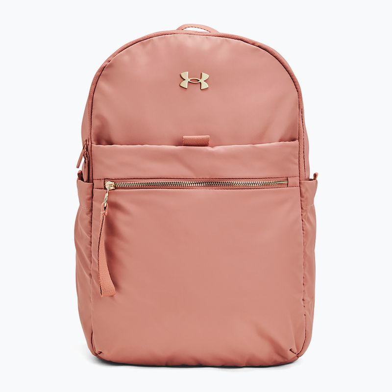 Under Armour Studio Campus BP women's backpack canyon pink / metallic gold