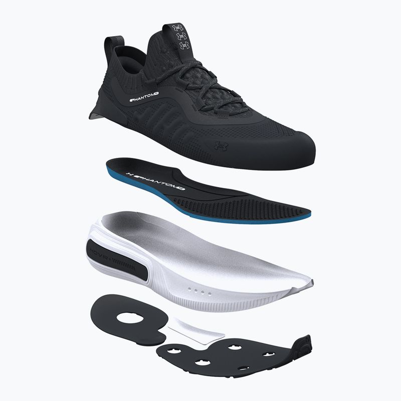 Women's shoes Under Armour Phantom 4 black/anthracite/white 8