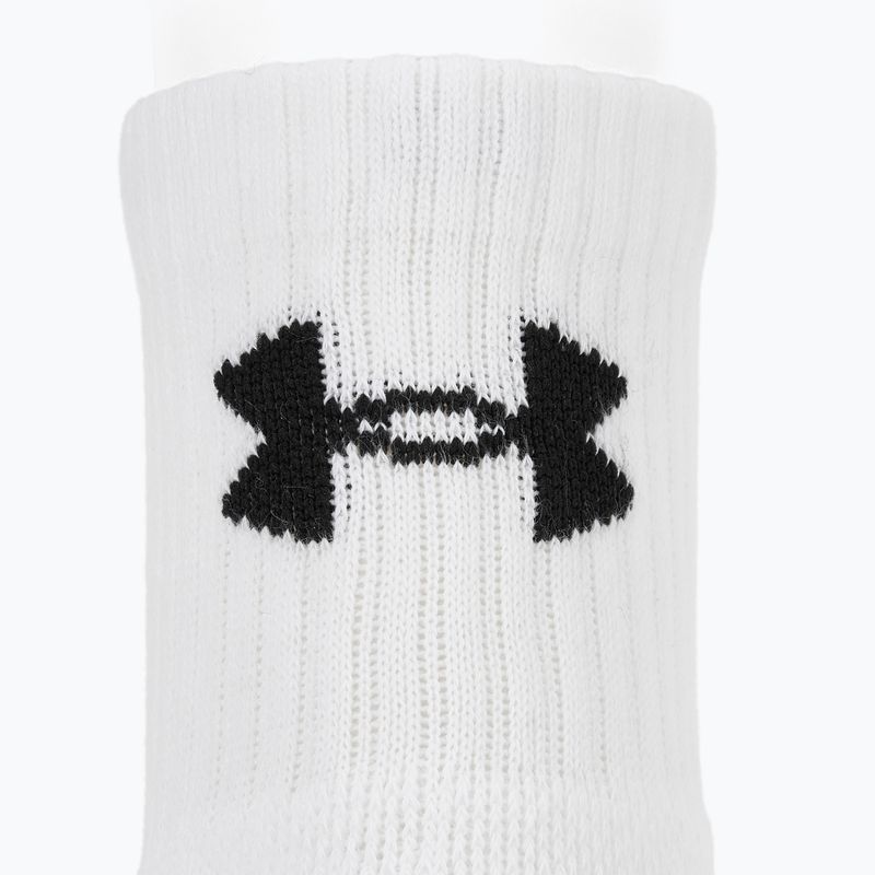 Socks Under Armour Training Cotton Quarter 3 pairs white/white/black 3
