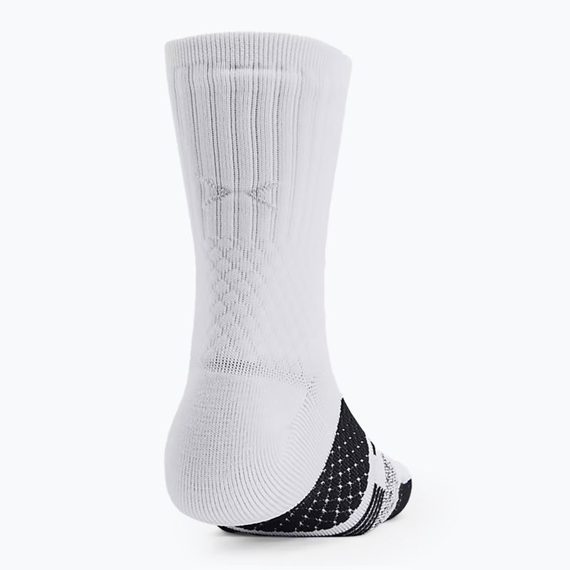 Under Armour Curry AD Playmaker 1P Mid men's socks white / black / black 2