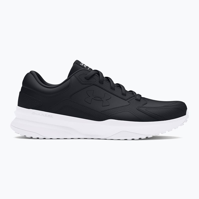 Men's training shoes Under Armour Edge Leather black/black/white 8