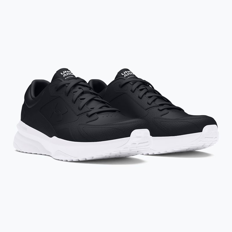 Men's training shoes Under Armour Edge Leather black/black/white 10