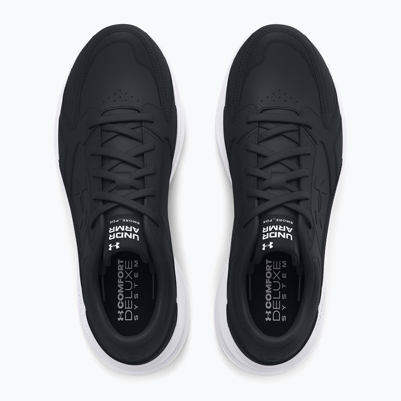 Men's training shoes Under Armour Edge Leather black/black/white 11
