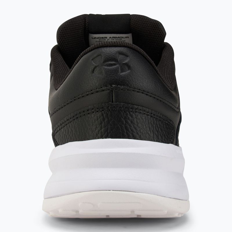 Men's training shoes Under Armour Edge Leather black/black/white 6