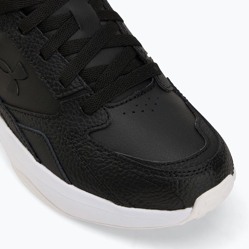 Men's training shoes Under Armour Edge Leather black/black/white 7