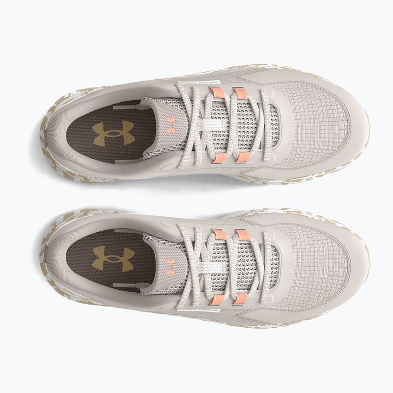 Under Armour Charged Bandit Trail 3 women's running shoes gray matter/white clay/aero orange 11