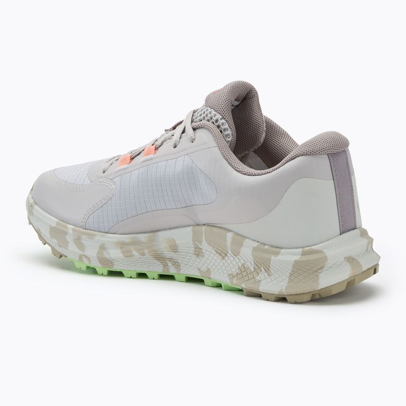 Under Armour Charged Bandit Trail 3 women's running shoes gray matter/white clay/aero orange 3