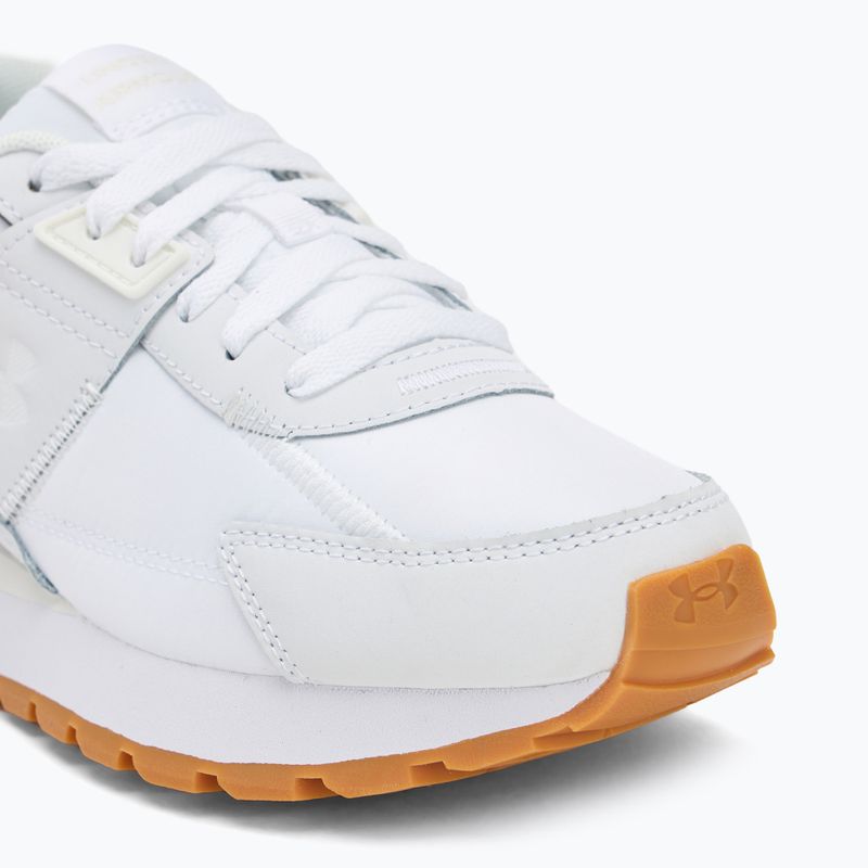 Women's training shoes Under Armour Essential Runner white/white quartz/white quartz 7