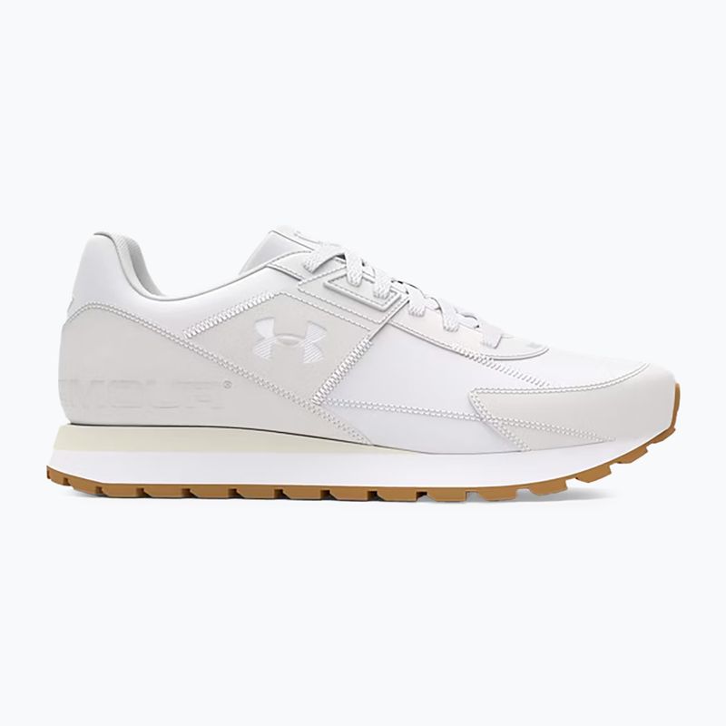 Women's training shoes Under Armour Essential Runner white/white quartz/white quartz