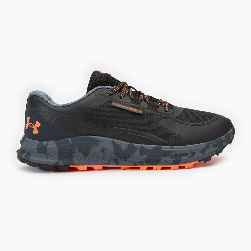 Under Armour Charged Bandit Trail 3 men's running shoes black/black/orange blast 2