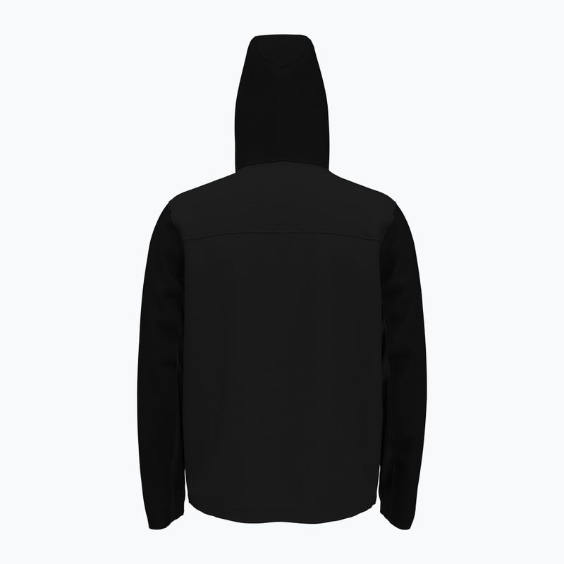Under Armour Shield Hooded black/white men's training jacket 2