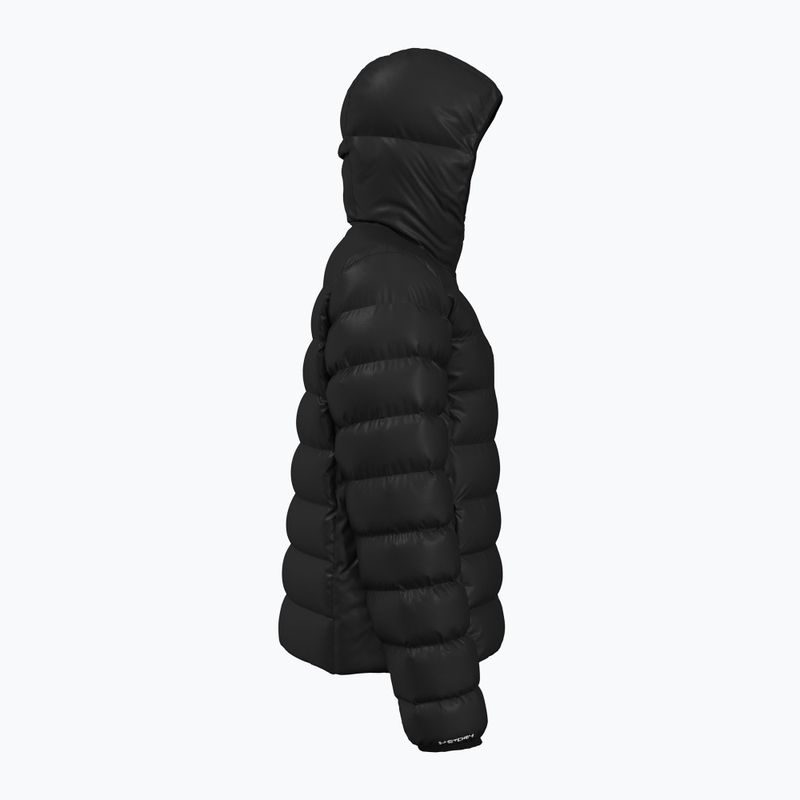 Women's Under Armour Legend Down Hooded jacket black/white 3