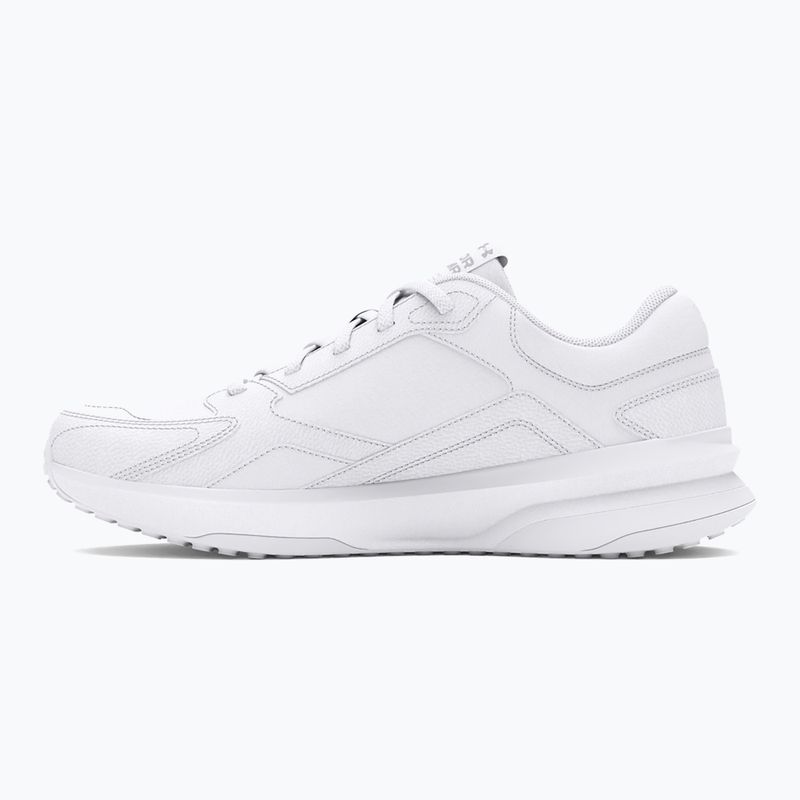 Women's training shoes Under Armour Edge Leather white/white/white 2